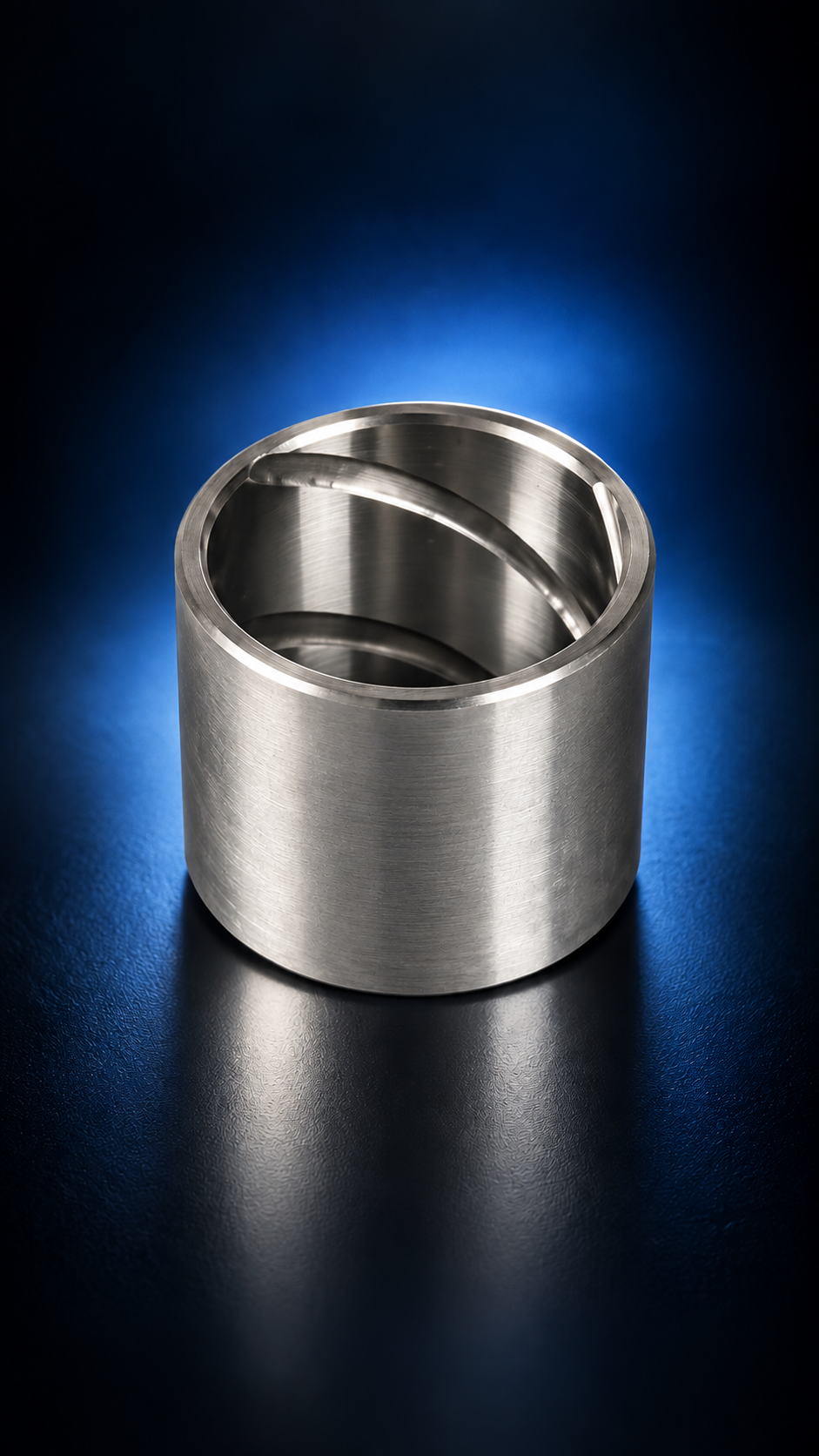 Bush with oil groove